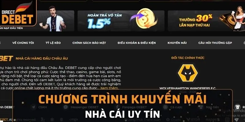 Chương trình khuyến mãi cực sốc tại nhà cái uy tín